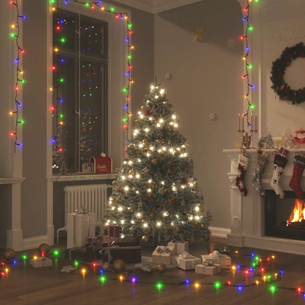 Vidaxl -Lichtkabel mit 400 LEDs und 8 Effekten 40 m Multicolours