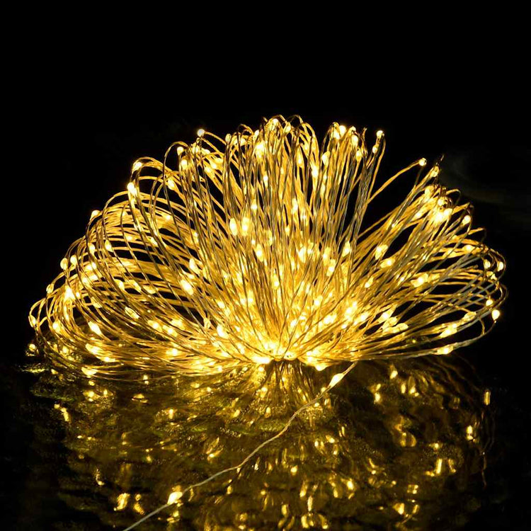 Vidaxl -Lichtkabel mit 400 Mikroleds warmen weißen 8 -Funktionen 40 m