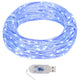 VIDAXL -Lichtkabel mit 400 Mikroleds Blue 8 -Funktionen 40 m
