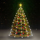 Vidaxl Weihnachtsbaumbeleuchtung mit 150 LEDs kaltes weißes Netz 150 cm