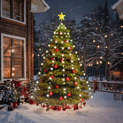 Vidaxl Weihnachtsbaumbeleuchtung mit 180 LEDs kaltes weißes Netz 180 cm - afbeelding 3
