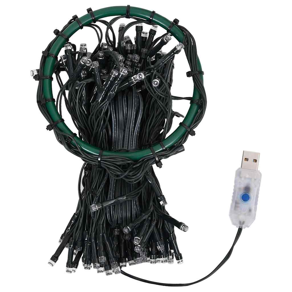 Vidaxl Weihnachtsbaumbeleuchtung mit 180 LEDs Multi -Colored Net 180 cm