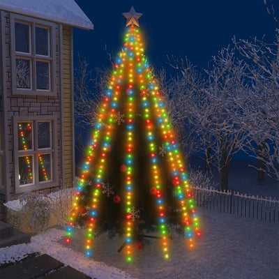 Vidaxl Weihnachtsbaumbeleuchtung 500 LEDs Multi -gelöscht in 500 cm