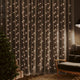 Vidaxl Light Cord Vorhang mit 300 LEDs und 8 Funktionen 3x3 M warmes Weiß
