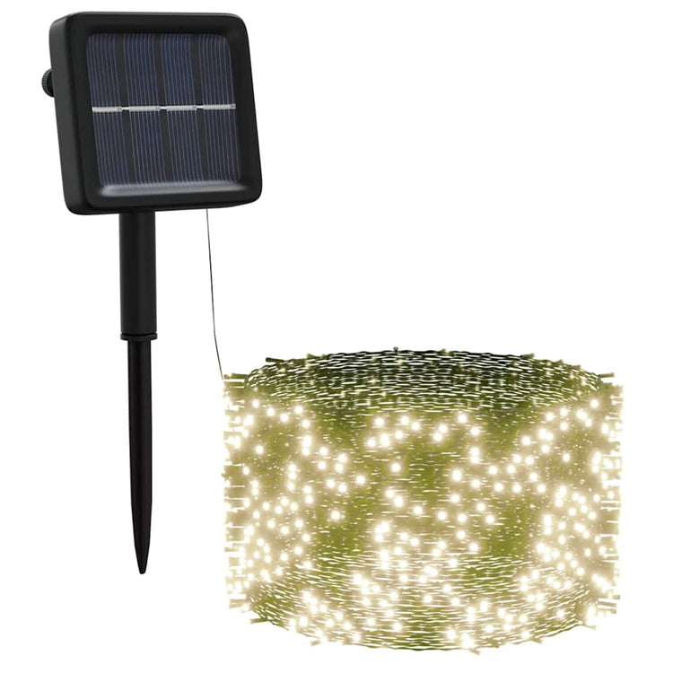 Vidaxl 5 St leichte Schlinge mit 200 LEDs Solar in warmem Weiß draußen