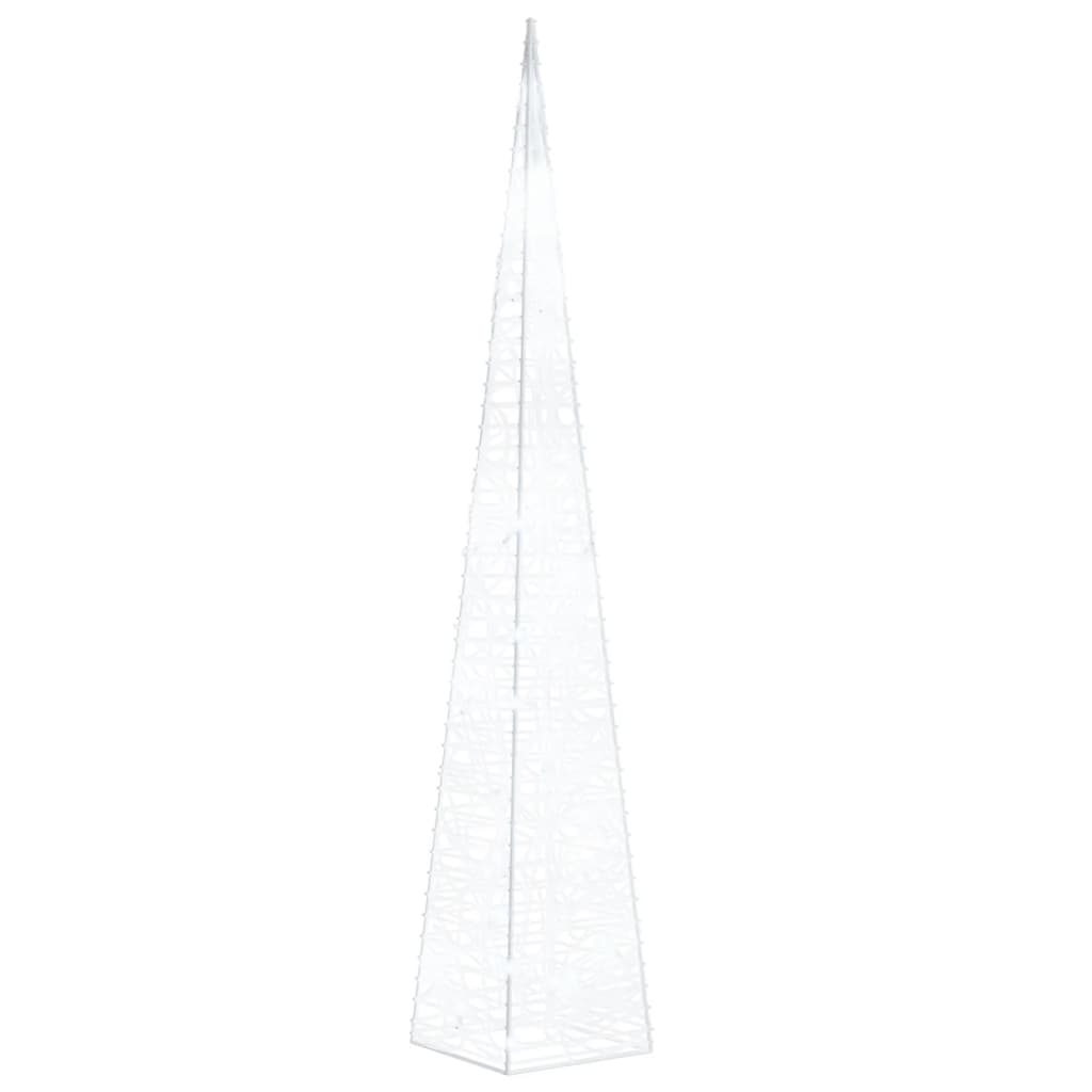 Vidaxl Light Cone Dekorative LED 60 cm Acrylkalt weiß