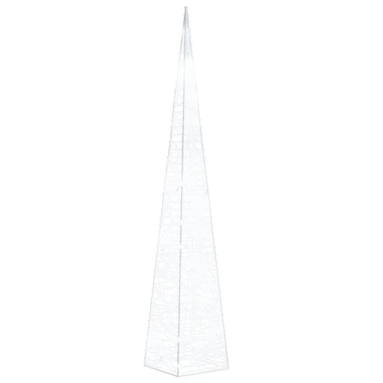 Vidaxl Light Cone Dekorative LED 60 cm Acrylkalt weiß