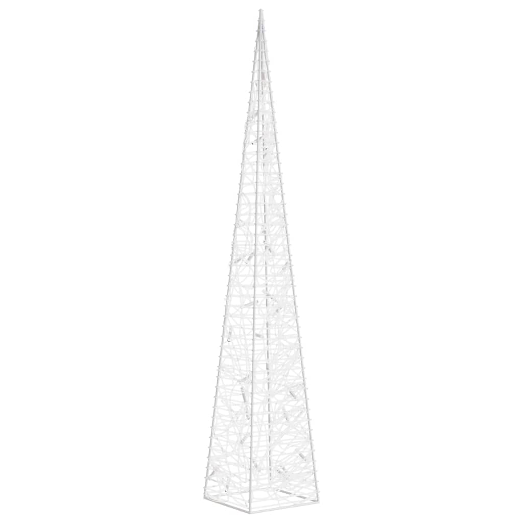 Vidaxl Light Cone Dekorative LED 60 cm Acrylkalt weiß
