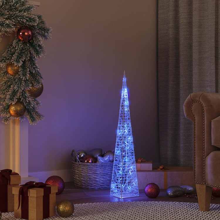 Vidaxl Light Cone Dekorative LED 60 cm Acrylblau