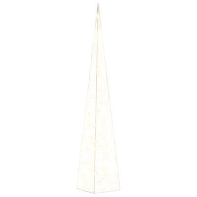 Vidaxl Light Cone Dekorative LED 90 cm Acryl warmes Weiß