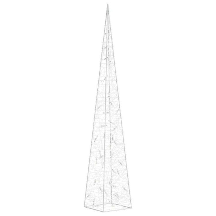 Vidaxl Light Cone Dekorative LED 90 cm Acryl warmes Weiß