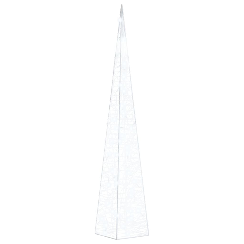 Vidaxl Light Cone Dekorative LED 90 cm Acrylkalt weiß