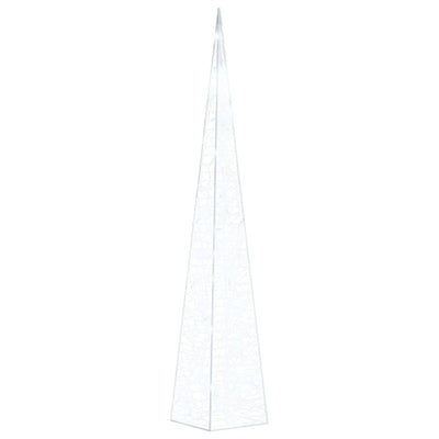 Vidaxl Light Cone Dekorative LED 90 cm Acrylkalt weiß