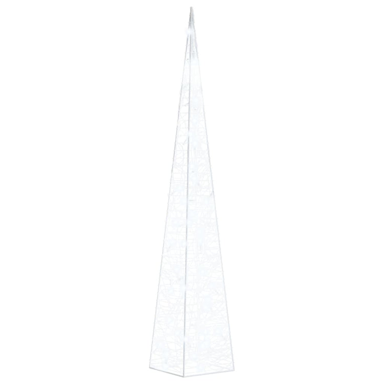 Vidaxl Light Cone Dekorative LED 90 cm Acrylkalt weiß