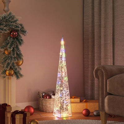 Vidaxl Light Cone Decorative LED 90 cm Acryl mehrschöpft