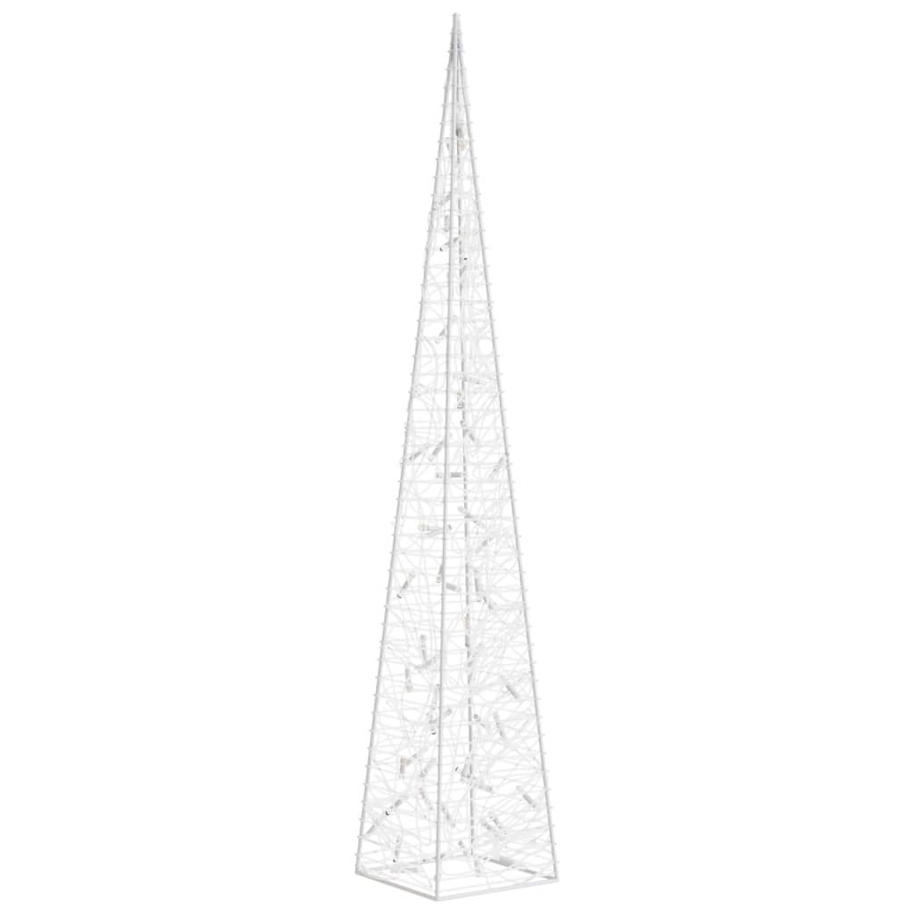 Vidaxl Light Cone Dekorative LED 120 cm Acrylkalt weiß