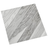 VIDAXL Dielen 20 St. Selbstadhäsiv 1,86 m² PVC gestreiftes Grau - afbeelding 3