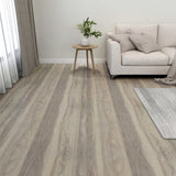 VIDAXL -Dielen 20 St. Selbstadhäsiv 1,86 m² PVC Taupe - afbeelding 1