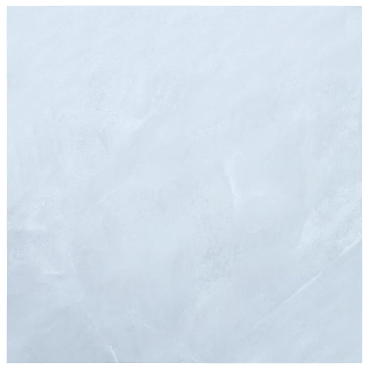VIDAXL -Dielen 20 St. Selbstadhäsiv 1,86 m² PVC White Marmor Muster