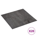 Vidaxl Dielen 20 St. Selbstadhäsiv 1,86 m² PVC Brown - afbeelding 1