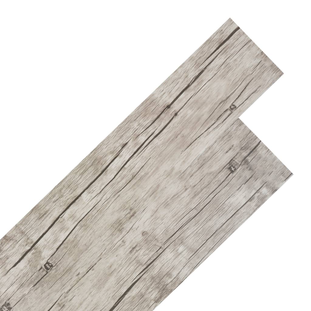 Vidaxl Dielen selbst -adhäsiv 5,21 m² 2 mm PVC gewaschene Eiche