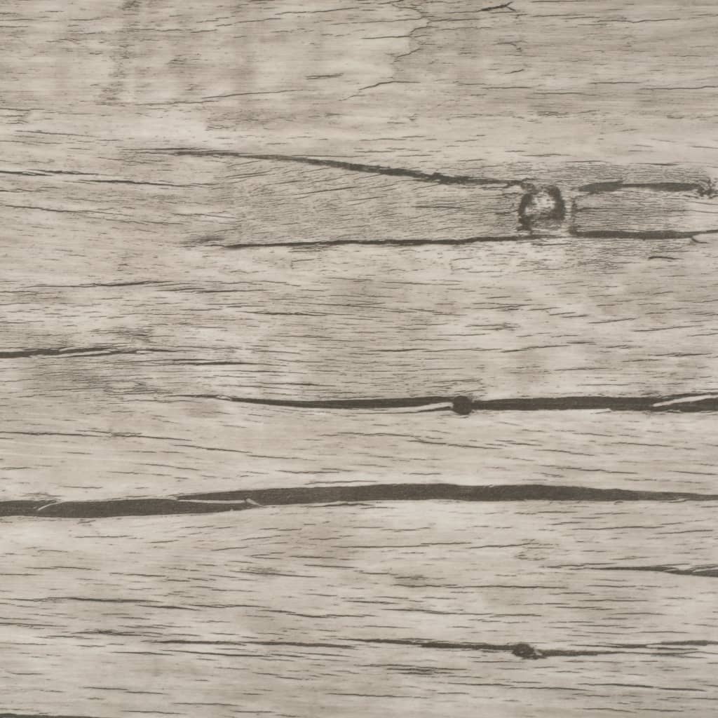 Vidaxl Dielen selbst -adhäsiv 5,21 m² 2 mm PVC gewaschene Eiche