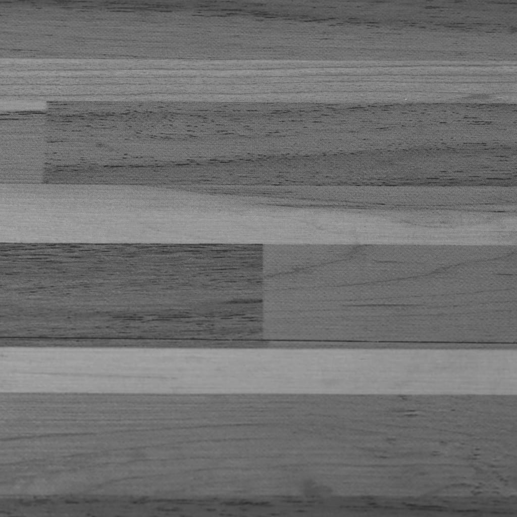 Vidaxl Dielen selbst -adhäsiv 5,21 m² 2 mm PVC gestreiftes Grau
