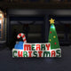 Vidaxl Weihnachtsbaum Frohe Weihnachten aufblasbare LED 240x188 cm