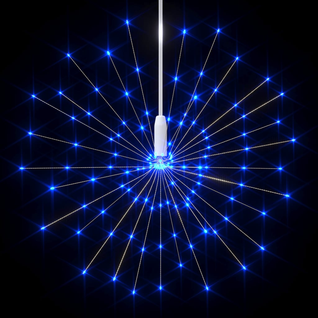 VidaXL Weihnachtsbeleuchtung Feuerwerk 140 LEDs kaltweiß außen 20 cm
