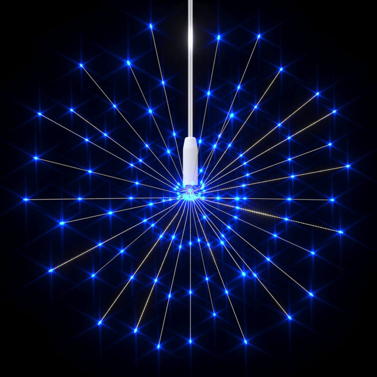 VidaXL Weihnachtsbeleuchtung Feuerwerk 140 LEDs kaltweiß außen 20 cm