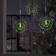 Vidaxl Weihnachtsbeleuchtungsfeuerwerk 140 LEDs außerhalb von 20 cm Multi -Colored