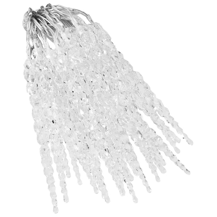 Vidaxl Weihnachtsbeleuchtung Eiskegel mit 40 LEDs Acryl warmes Weiß