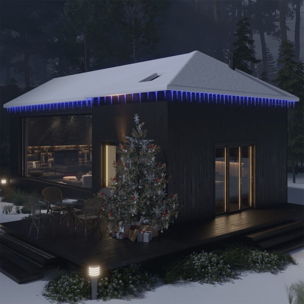 Vidaxl Weihnachtsbeleuchtung Eis Geg mit 100 LEDs Acrylblau