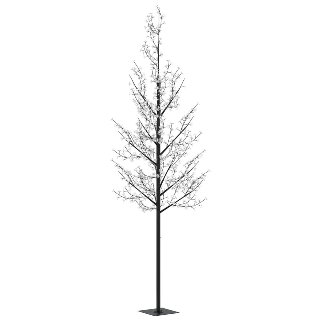 VIDAXL -Weihnachtsbaum mit 600 LEDs Multi -Colored Light Cherry Blossom 300 cm