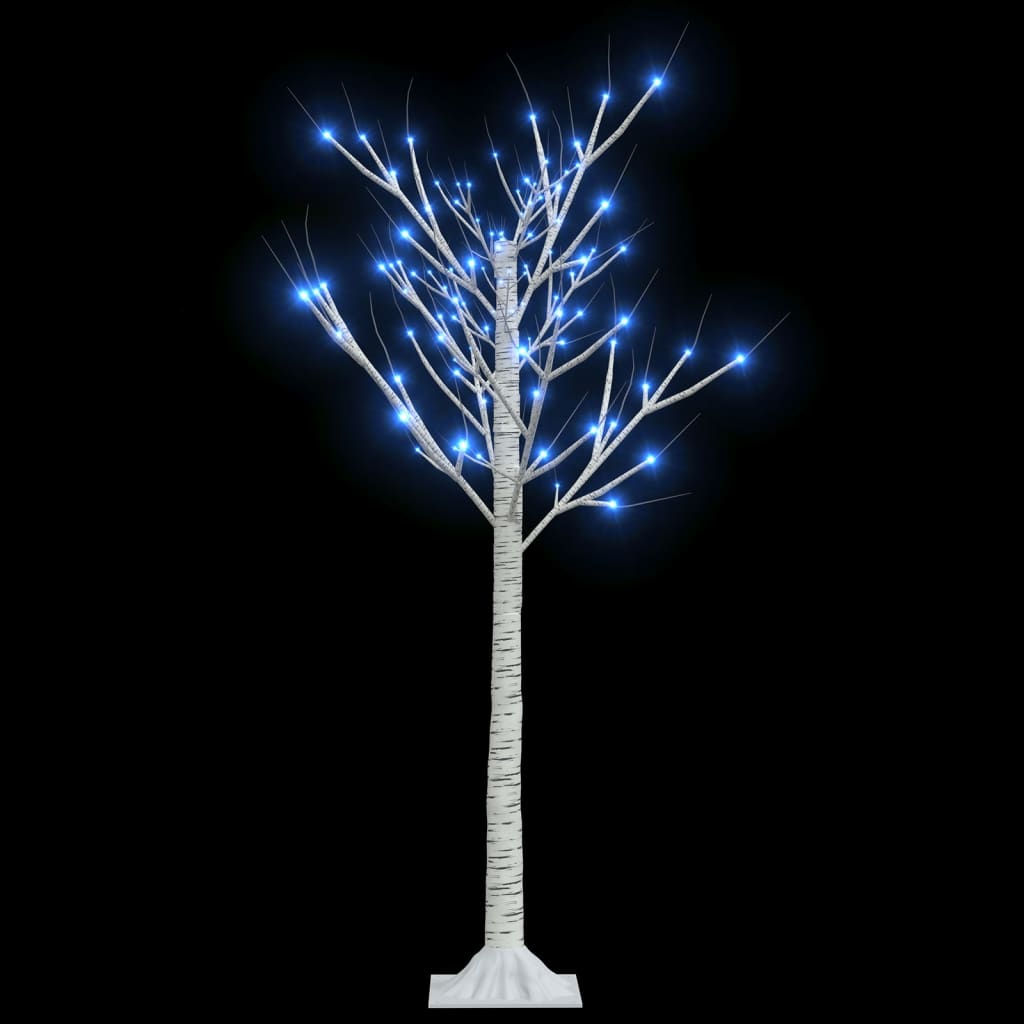 Vidaxl Christmas Tree Willow mit 120 blauen LEDs innerhalb und außerhalb von 1,2 m