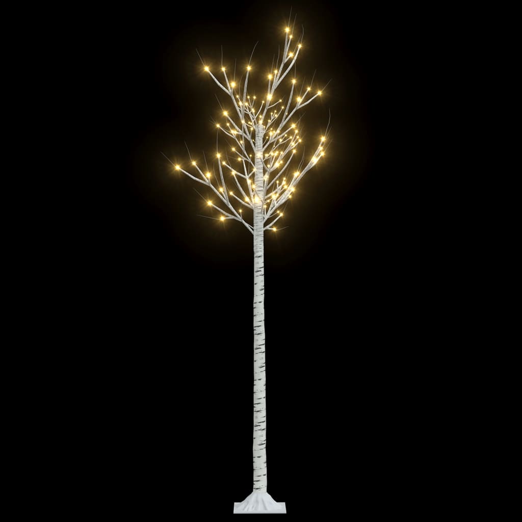 Vidaxl Christmas Tree Willow mit 180 warm -weißen LEDs innerhalb und außerhalb von 1,8 m