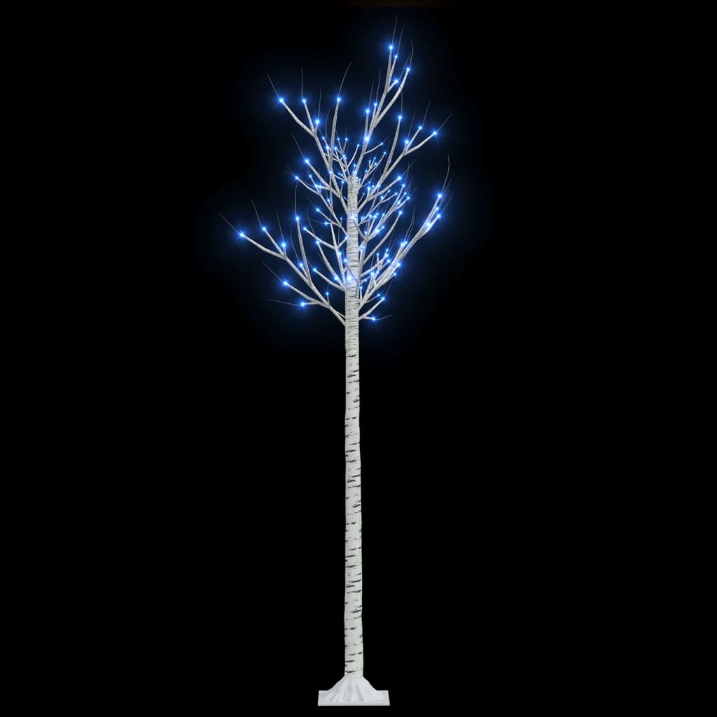 Vidaxl Christmas Tree Willow mit 180 blauen LEDs innerhalb und außerhalb von 1,8 m
