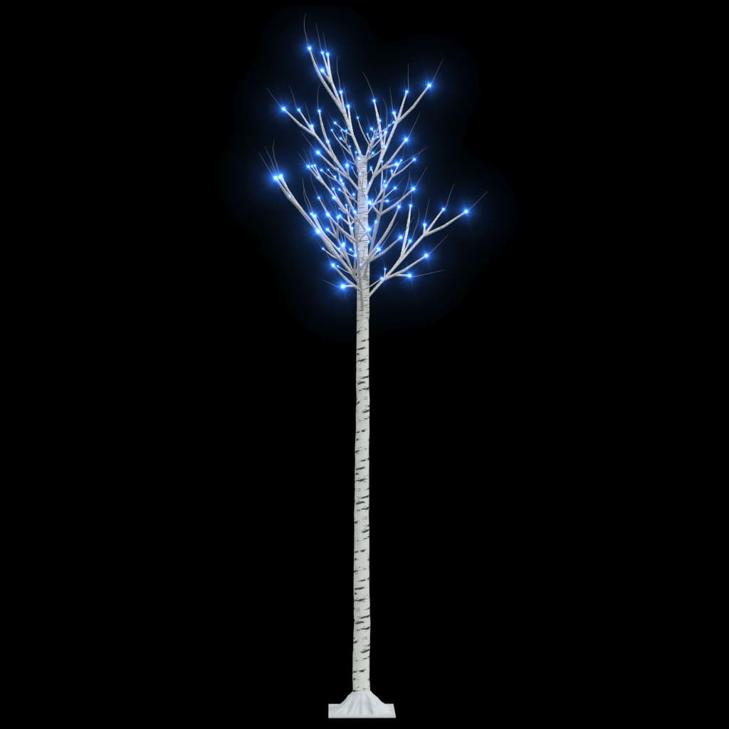 Vidaxl Christmas Tree Willow mit 200 blauen LEDs innerhalb und außerhalb von 2,2 m