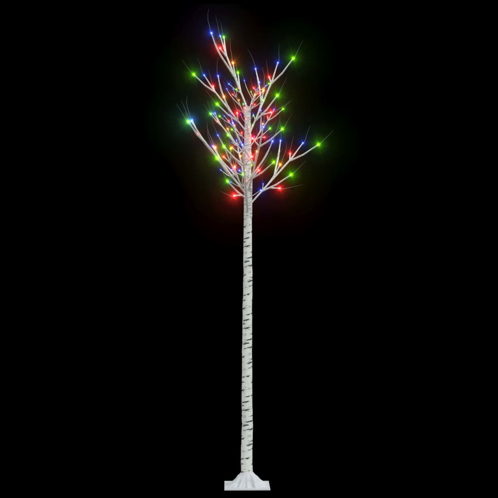 Vidaxl Christmas Tree Willow 200 mehrschwerte LEDs innerhalb und außerhalb von 2,2 m