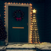 Vidaxl KegelKERSTBOOM 70 Warm -White LEDs 50x120 cm
