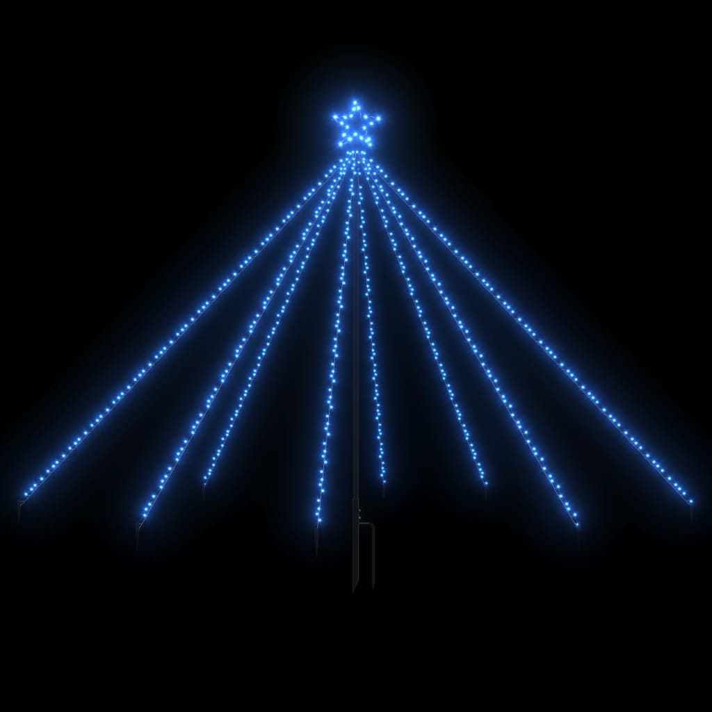Vidaxl Weihnachtsbaumbeleuchtung 400 LEDs in 2,5 m blau