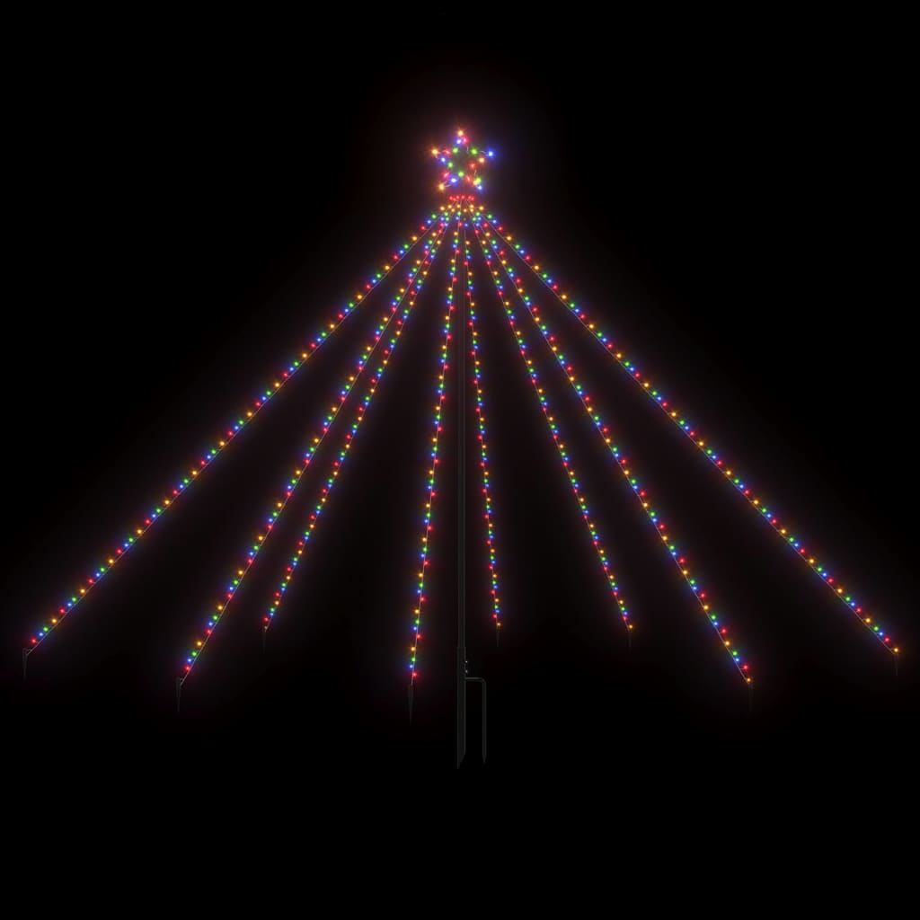 Vidaxl Weihnachtsbaumbeleuchtung 400 LEDs innerhalb von 2,5 m mehrfach gelöscht