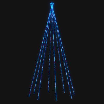 Vidaxl -LED -Weihnachtsbaum innen außerhalb von 576 LEDs 3,6 m blau
