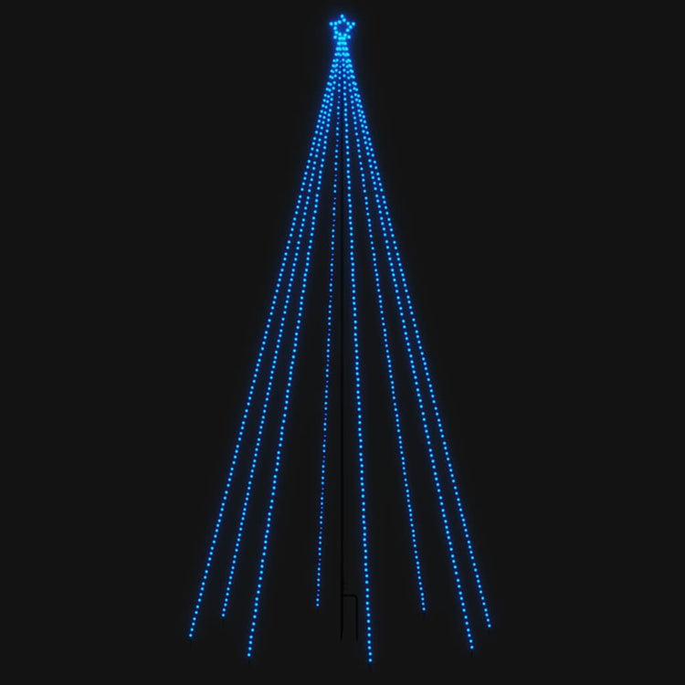 Vidaxl -LED -Weihnachtsbaum innen außerhalb von 576 LEDs 3,6 m blau