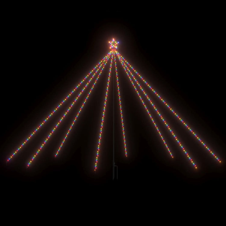 Vidaxl Weihnachtsbaumbeleuchtung 576 LEDs im Inneren von 3,6 m mehrfarbig