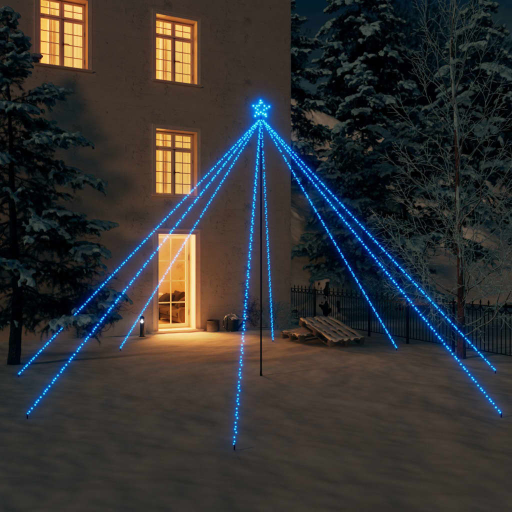 Vidaxl -LED -Weihnachtsbaum in 800 LEDs 5 m blau