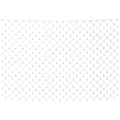 VIDAXL Weihnachtsknetzbeleuchtung 204 LEDs in 3x2 M Multicolours