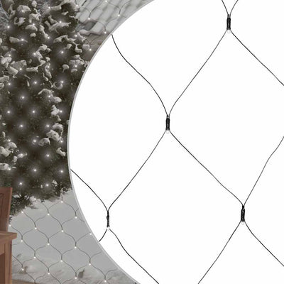 Vidaxl Weihnachtsnetzwerk beleuchtet 306 LEDs innerhalb und außerhalb von 3x3 m kalt weiß