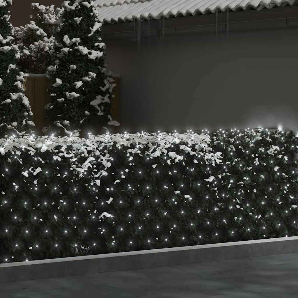 Vidaxl Weihnachtsnetzwerk beleuchten 544 LEDs innerhalb und außerhalb von 4x4 m kalt weiß