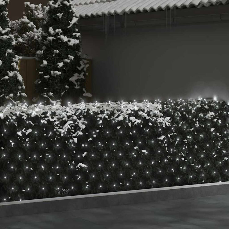 Vidaxl Weihnachtsnetzwerk beleuchten 544 LEDs innerhalb und außerhalb von 4x4 m kalt weiß